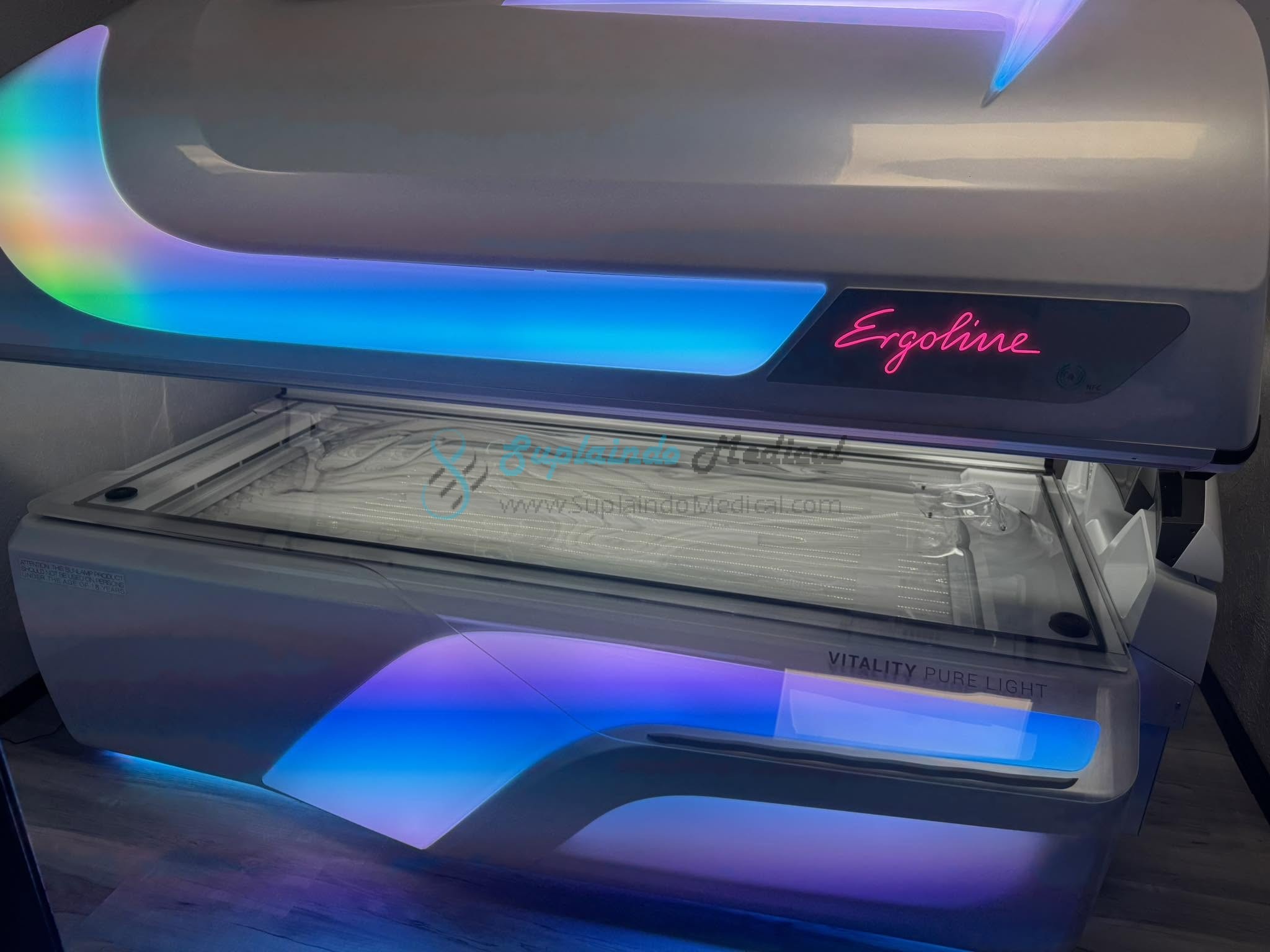 Ergoline Vitality 46-3 PLT Hybrid Tanning Bed For Sale